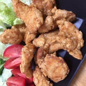 冷めてもおいしい♪揚げない！鷄むね肉の唐揚げ